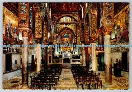 D314188 Palermo. Palatinakapelle. Innenraum. Stich. Grafico Cesare Capello. Milano
