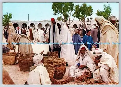 D317015 Marken. Douz. Tunesien. Farbe Kouidi. Tunis