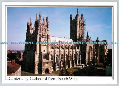 D313201 Kathedrale von Canterbury aus Südwesten. Richter. Hastings. 1993