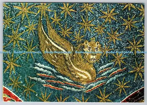 D314191 Ravenna. Mausoleum von Galla Placidia. Symbol des Evangelisten S. Marc. Frat
