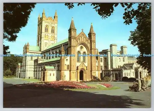 D313205 Buckfast Abbey. Treuhänder. Ein Blick von Nordwesten. 1992