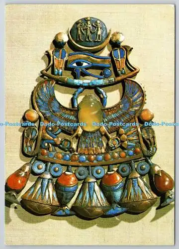 D322258 Treasures of Tutanchamun Pectoral with Solar and Lunar Emblems. George R