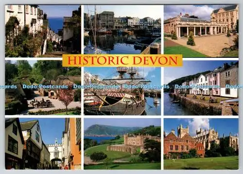 D313224 Historisches Devon. John Hinde. Multi View