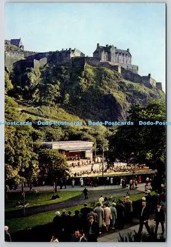 D322268 Princess Street Gardens und Musikpavillon. Edinburgh. J. Arthur Dixon. Inver