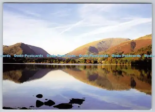 D314220 Grasmere. Reflexionen. Julie Fritteuse. Peter Pedley Postkarten. Glossop. Eng