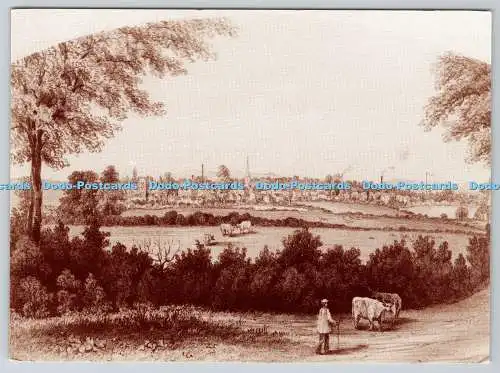 D313237 Trowbridge. Blick von der Frome Road. E. H. Buckler. Wiltshire Country C