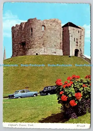 D322284 Cliffords Tower. York. Valentinstag. Dundee und London. PM Scarborough. 19