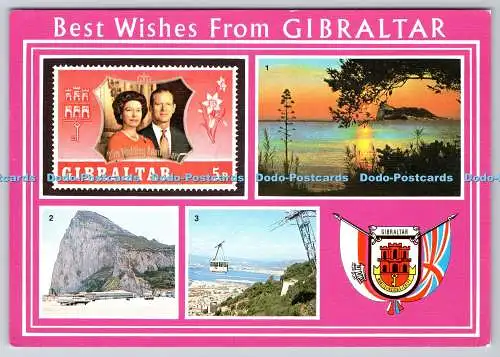 D314226 Beste Wünsche aus Gibraltar. Joe Pinna. Rock Photographic Service. Printe