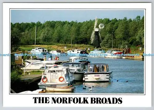 D314230 England. Norfolk Broads. St. Olaves. Jarrold. Norwich. CKNB 12. Postkarte