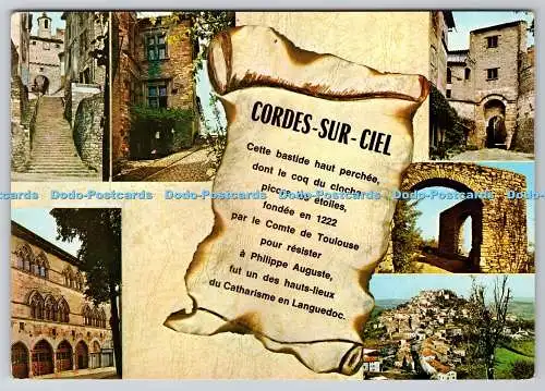 D313247 Cordes en Albigeois. Tarn. MTO Editions Cap Theojac. Toulouse. PM Najac.