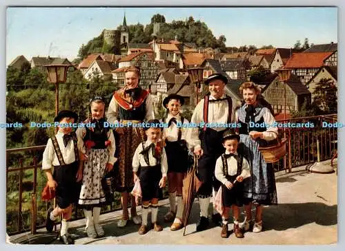D314242 Hohenluftkurort Lindenfels. Perle des Odenwaldes Lindensfelser Trachten.