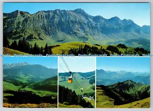 D317070 Luftseilbahn. Jakobsbad. Kronberg. Agfacolor. Foto Gross St Gallen O St
