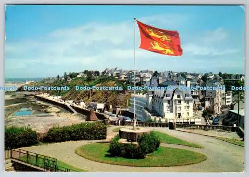 D314245 Manche. Granville. Le Centre de Thalassotherapie. Le Plat Gousset et la