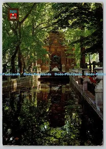 D322305 Paris. Les jardins du Luxembourg la fontaine medicis. Stella Cartes. Esc