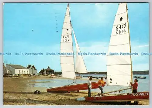 D317074 Mudeford Quay. Dorset. J. Arthur Dixon. Newport. I.W. DRG. Ein Dickinson
