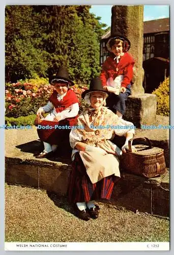 D322310 Walisische Nationalkostüm. Richter. Hastings. PM Builth Wells Powys. 1978