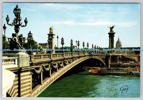 D317085 Paris. Le port Alexandre. Eglise Saint Louis des Invalides. Edition Guy