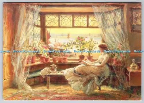 D313282 Womans Weekly. Lesen am Fenster. Charles James Lewis. Hastings. Bri