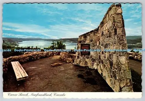 D313287 Eckbach. Neufundland. Kanada. Captain James Cook National Historic