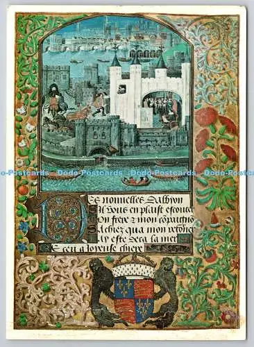 D322399 The Tower of London. Miniatur des White Tower mit London Bridge in