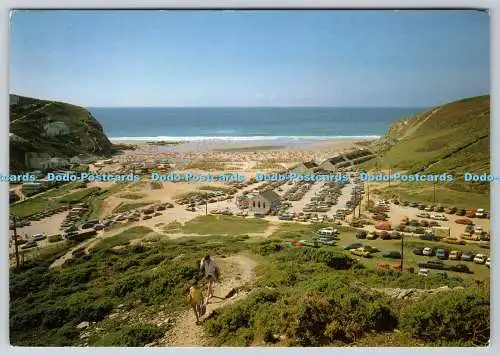 D317170 Porthtowan. J and S Cards Ltd. Taunton. Colourmaster Postcards Ltd. Craw