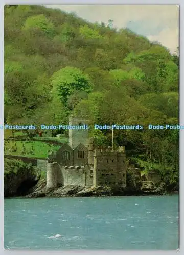 D322409 Dartmouth Castle. Devon. Blick vom River Dart. Abteilung Env