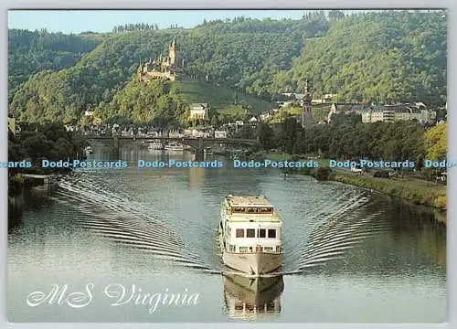 D314359 MS Virginia. Trans River Line BV. Pommes Colorkarte. Postkarte