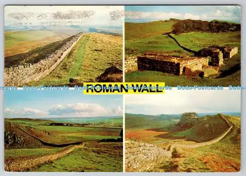 D317177 Römische Mauer. Northumberland. J. Arthur Dixon. PM Newcastle Upon Tyne. 198
