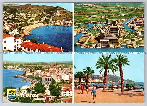 D314361 Costa Brava. Rosas. Varios aspectos. Postales Internacional Farbe. Barce