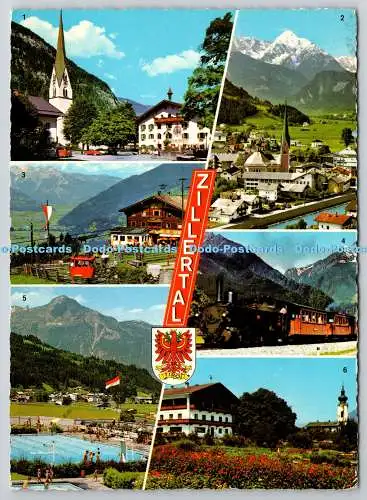 D322415 Zillertal. Tirol. Alpina. KTV. Tirolier Kunstverlag Ohizzali. Innsbruck.