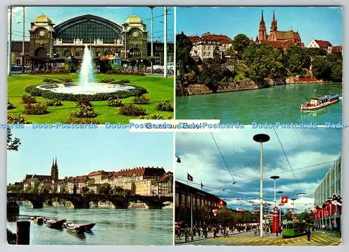 D314363 Gruss aus Basel. Salutation de Bale. Hans Frey. Basel. N. 703. 1972. Pos