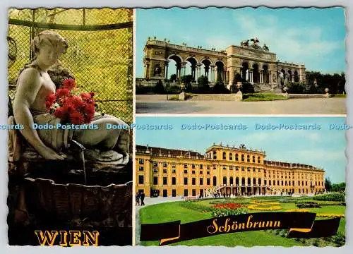 D314365 Wien. Schönbrunn. Hans H. Rau. Wien III. Farbe Rau. 1972. Postkarte. Mult