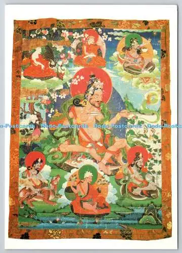 D322420 Tibetischer Thang Ka. Saraha ein indischer Siddha. Die Treuhänder der britischen M