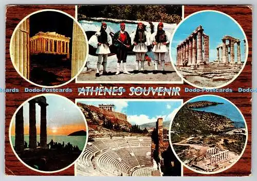 D317185 Athenes Souvenir. Griechenland. Multi View