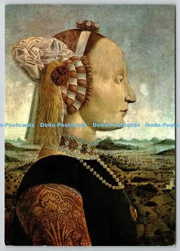 D322426 Firenze. Galleria Uffizi. Piero della Francesca. Battista Sforza. Herzoginnen