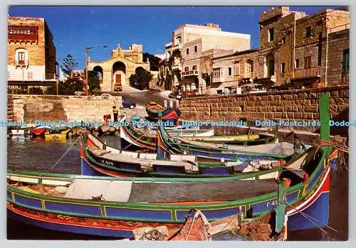 D314378 Malta. St. Pauls Bay. Fischereihafen. Perfecta Werbung. N. 94. Post