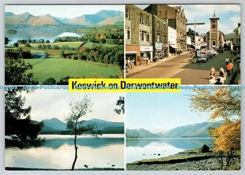 D313405 Keswick auf Derwentwater. Cumbria. DRG. J. Arthur Dixon. Ein Dickinson Robi