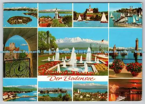 D317206 Bodensee. Herst. u. Verlag Schoning. Gebrüder Schmidt. Lübeck. 1977. Mul