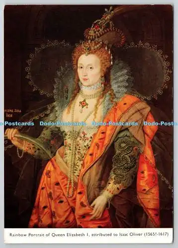 D322443 Regenbogenporträt von Königin Elisabeth I. Isaac Oliver zugeschrieben. Bei Ha