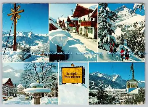 D317208 Garmisch Partenkirchen. Oberbayern Heilklimatischer Kurort und Int Winte