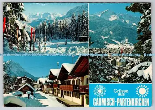 D317209 Garmisch Partenkirchen. Oberbayern Heilklimatischer Kurort und Int Winte