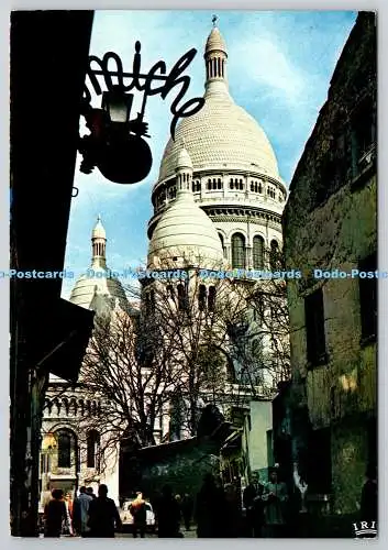D322447 Paris. Frankreich. Perspective sur le Sacre Coeur. IRIS. Mexichrom. Edition