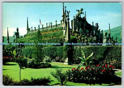 D317248 Maggiore See. Isola Bella. Terrasse Garten. Capucci. Stresa. Kodak Ektac