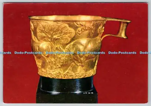 D314431 Athen. Archäologisches Nationalmuseum. Goldbecher. Meisterwerk der Kretomie