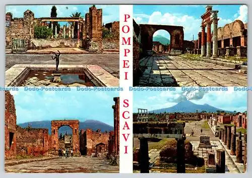 D314438 Pompei Scavi. Casa del Giornale. Napoli. Angiporto Galleria. Fotocolor K