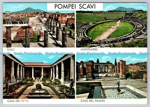 D314440 Pompei Scavi. Foro. Anfiteatro. Casa dei Vetti. Casa del Fauno. GM. Mila