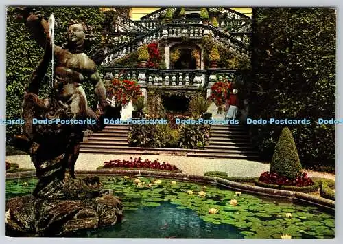 D317262 Comer See. Villa Carlotta. Treppe. SM. Kleriker. Borsieri. Kodak Ektac
