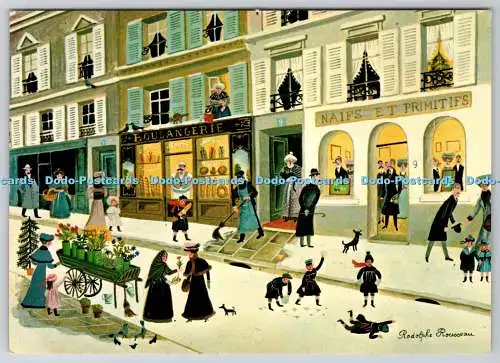 D314444 Paris. Galerie Naifs et Primitifs. Rodolphe Rousseau. La Galerie. RR 2.