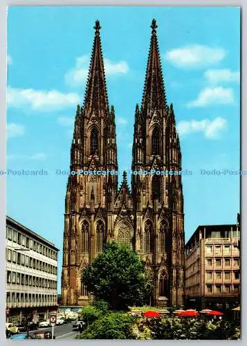 D322495 Köln am Rhein. Dom. Krüger. WS. Wilhelm Schäfer. Wesel