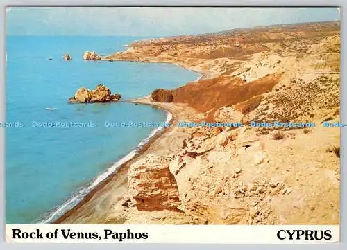 D313463 Rock of Venus. Paphos. Zypern. D. A. Gabrielides. Limassol. J. Arthur Di